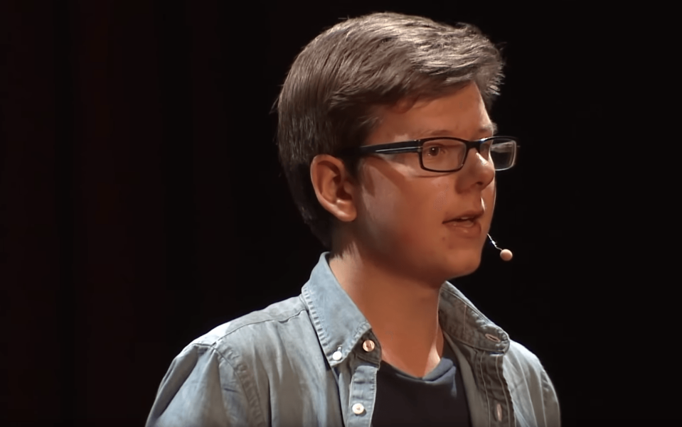 Teenage bitcoin millionaire Erik Finman has another proclamation for the world's biggest cryptocurrency. | Source: YouTube/TED