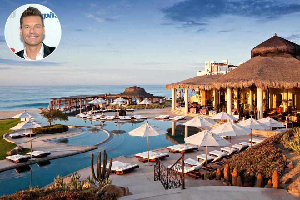 <p><strong>Location:</strong> Los Cabos, Mexico</p> <p>Ryan Seacrest is a frequent visitor to <a href="https://www.rosewoodhotels.com/en/las-ventanas-los-cabos" rel="nofollow noopener" target="_blank" data-ylk="slk:Las Ventanas;elm:context_link;itc:0;sec:content-canvas" class="link ">Las Ventanas</a>, a Rosewood resort in Los Cabos, Mexico. Justin Bieber and Sophia Richie have also been spotted there.</p>