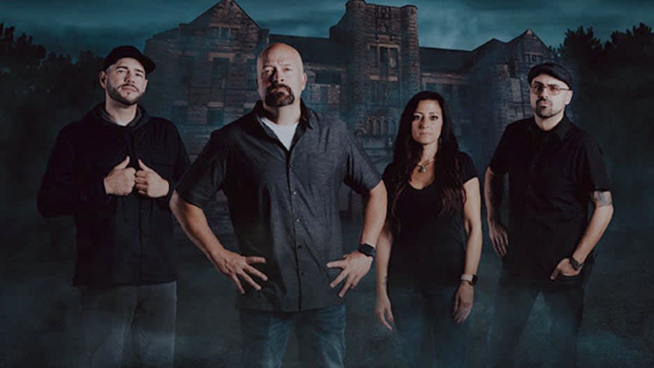 Ghost Hunters Steve Gonsalves, Jason Hawes, Shari DeBenedetti and Dave Tango