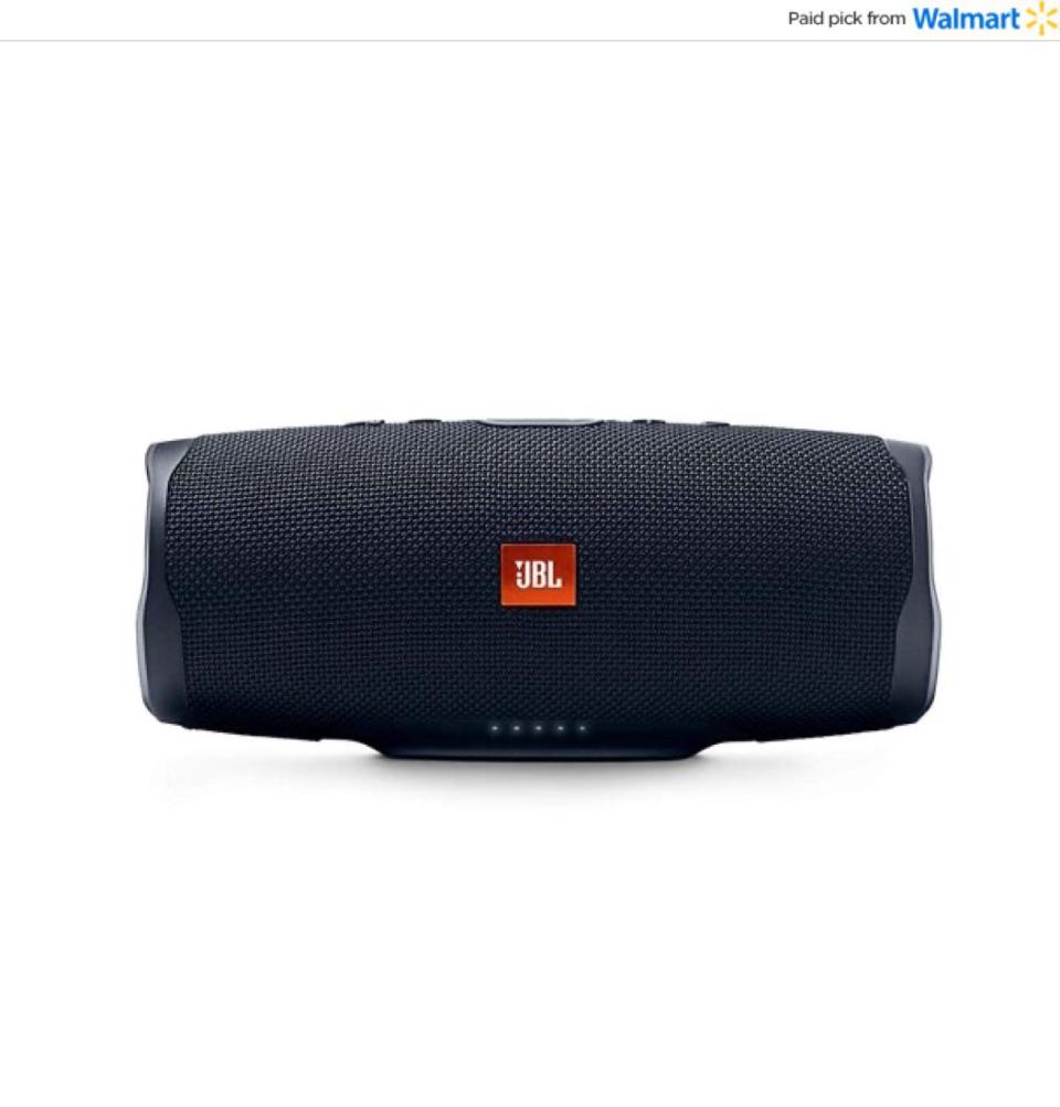 This is a speaker that won't be too hard to figure out &mdash; they can wirelessly connect their phone or tablet for up to 20 hours of play time. And they can charge up with this speaker, too. <a href="https://www.walmart.com/ip/JBL-Charge-4-Portable-Waterproof-Wireless-Bluetooth-Speaker-Black/472337782?sourceid=aff_ov_9d0f975a-a7e8-405c-b257-311a32fb0da1&amp;veh=aff&amp;wmlspartner=aff_ov_9d0f975a-a7e8-405c-b257-311a32fb0da1&amp;cn=FY21-Holiday-Gifting_st_hw_aff_nap_ov_snl_oth" target="_blank" rel="noopener noreferrer">Find it for $120 at Walmart</a>.