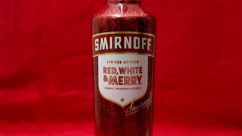 Smirnoff Red, White & Merry vodka