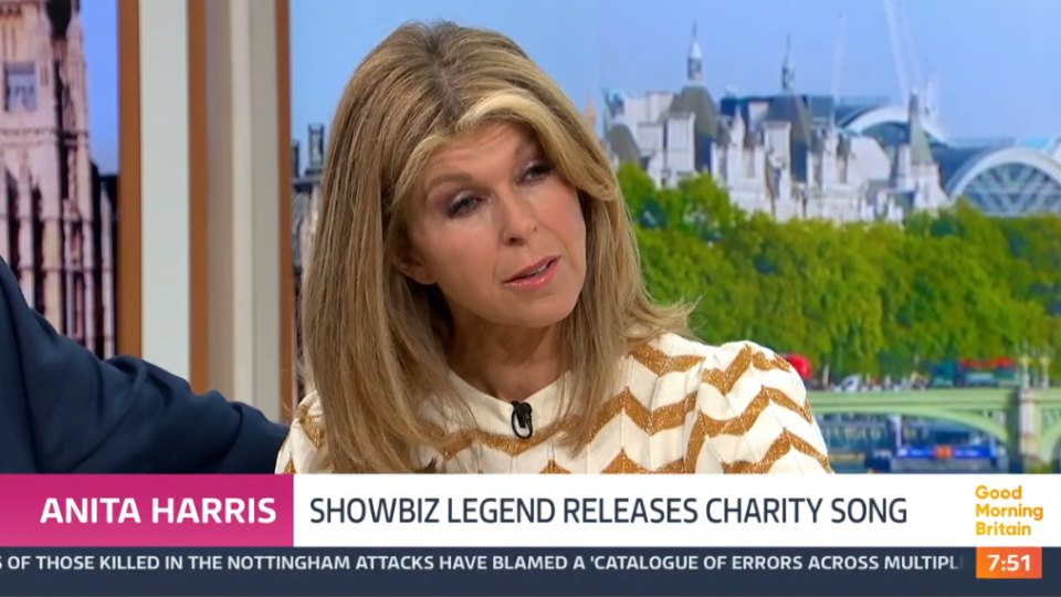 Kate Garraway vowed that she wasn't going to cry. (ITV screengrab)