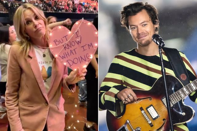 Julie Bowen/Instagram; Gilbert Carrasquillo/GC Images Julie Bowen / Harry Styles