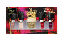 <p><a rel="nofollow noopener" href="http://www.feelunique.com/p/Butter-LONDON-The-Gold-Standard-Gift-Set" target="_blank" data-ylk="slk:Feelunique, £25;elm:context_link;itc:0;sec:content-canvas" class="link "><i>Feelunique, £25</i></a><br><br></p>