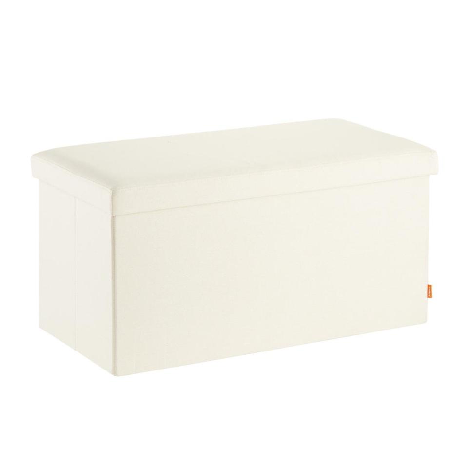 Get it <a href="https://www.containerstore.com/s/storage/storage-benches-seats/linen-poppin-box-bench/12d?productId=11005459" target="_blank">here</a>.