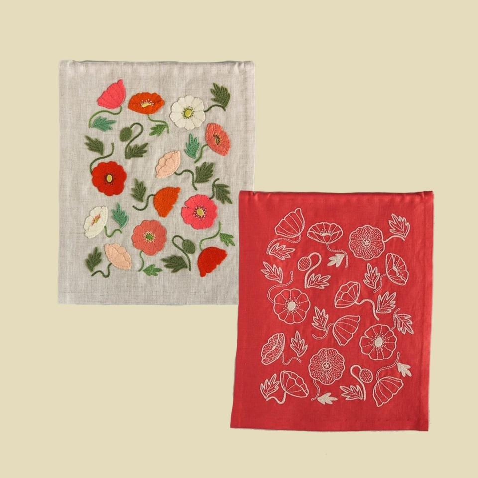 Poppy Garden Embroidery Kit