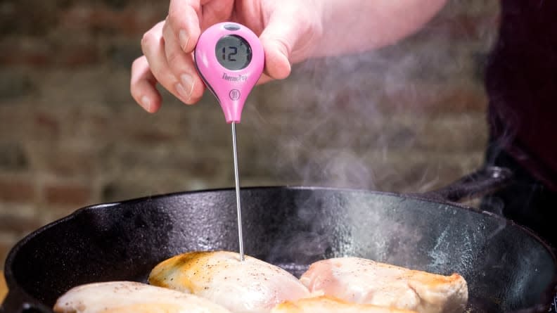 This meat thermometer is quick and accurate.