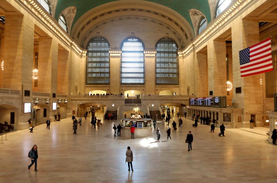 Even for a typically slow Sunday afternoon, Grand Central Terminal in New York City was quieter than usual on March 15.