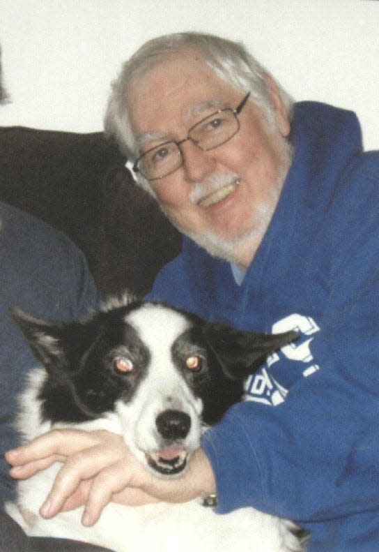 Jim Young and his dog Kosmo