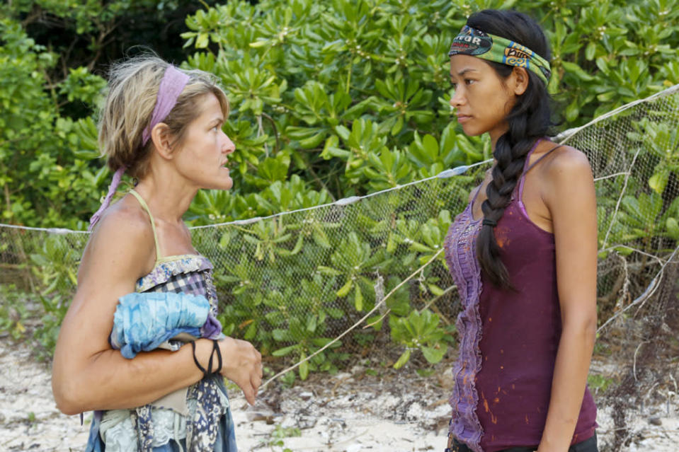 "Come Over to the Dark Side" - Dawn Meehan and Brenda Lowe during the Eleventh episode of "Survivor: Caramoan - Fans vs. Favorites."