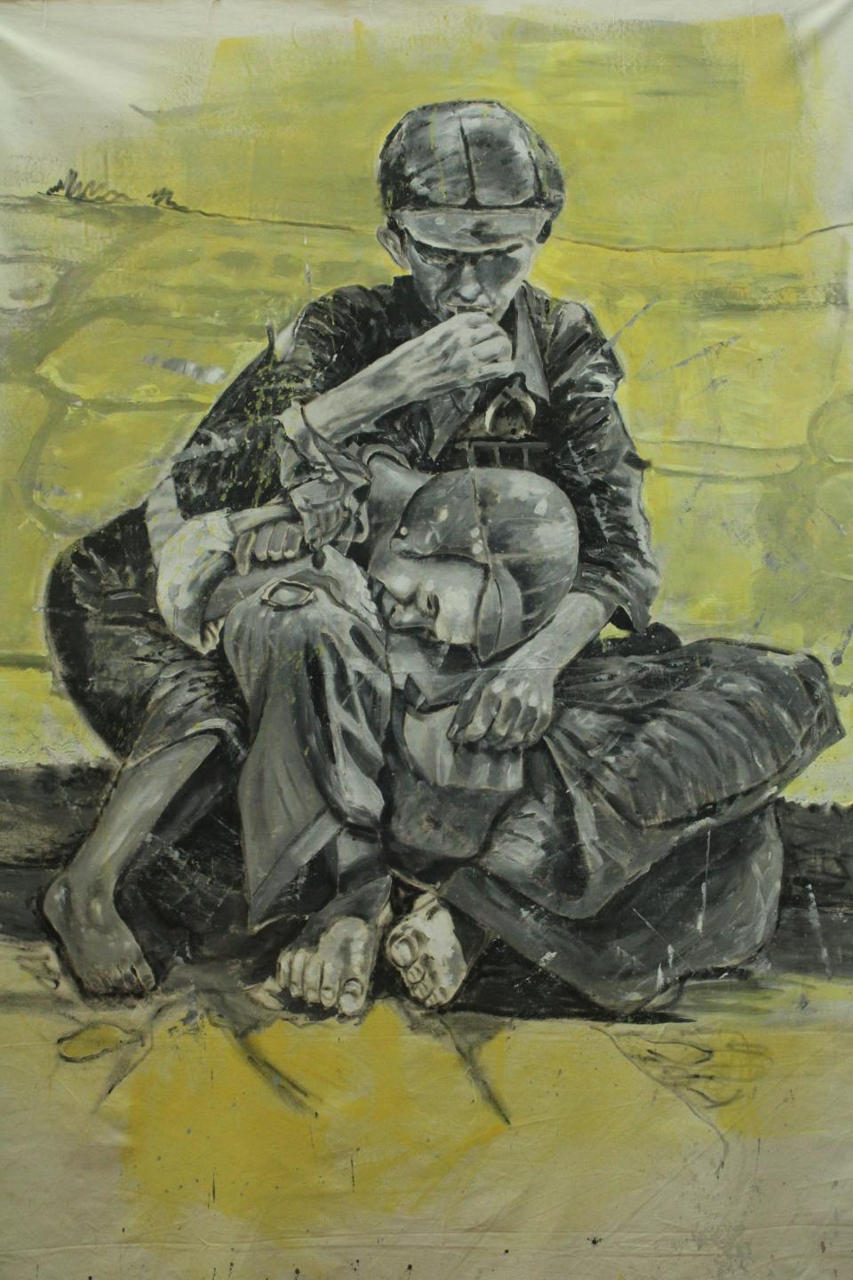 Learn more about the Holocaust this weekend through the perspective of artist Mark Cohen during the final days of the Armory Art Center’s “A Legacy of Remembrance” exhibition. This piece by Cohen is titled “Warsaw Ghetto Brothers.”
