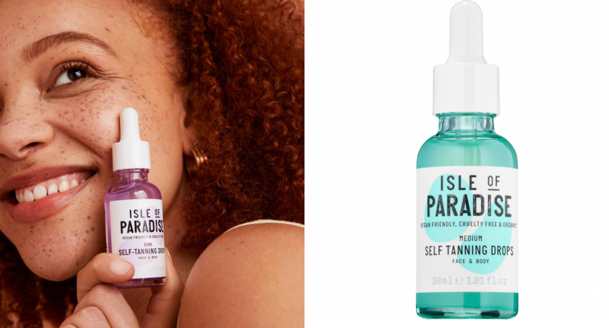 Isle of Paradise Self Tanning Glow Drops. Image via Sephora.