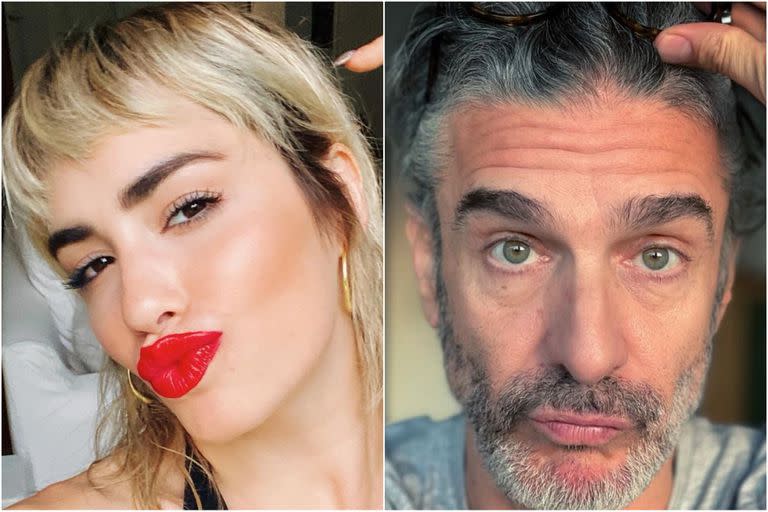 En su nuevo videoclip, Lali Espósito besa a Leonardo Sbaraglia (Foto: Instagram @lalioficial/@leosbaraglia)