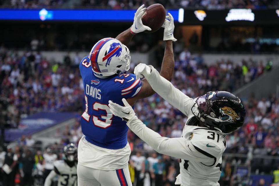 WR Gabe Davis: Signed by Jacksonville Jaguars (previous team: Buffalo Bills)