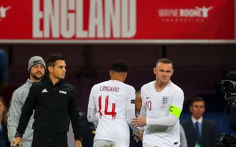 Wayne Rooney of England comes on as a substitute during the International Friendly match between England and United States - Credit: Robbie Jay Barratt - AMA/Getty Images