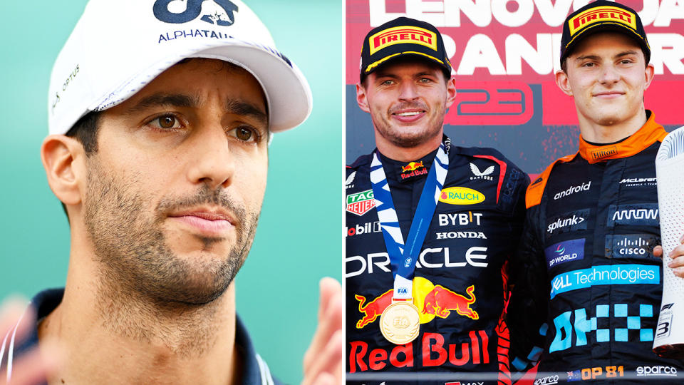 Oscar Piastri and Daniel Ricciardo.