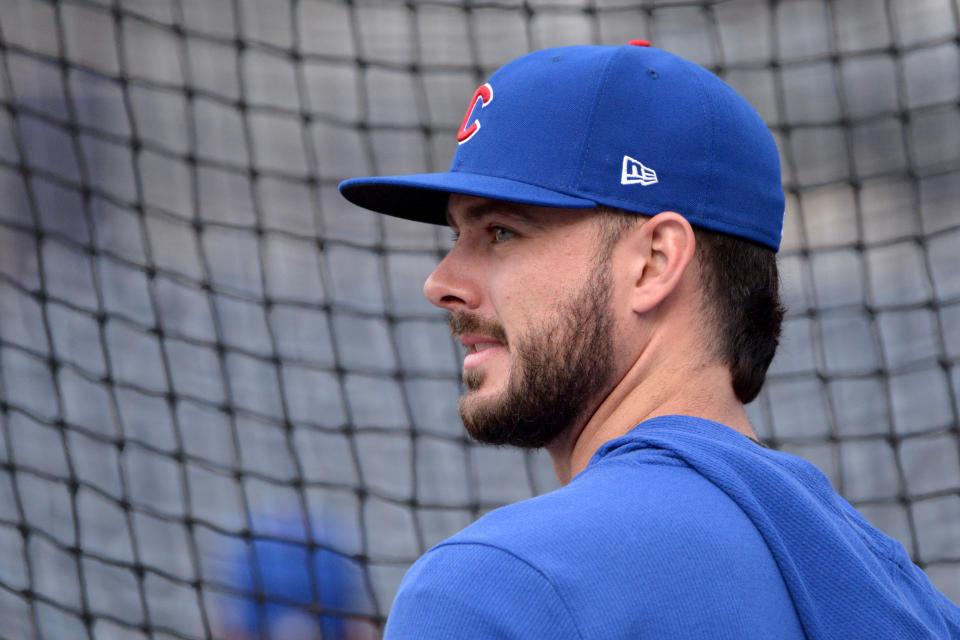 Cubs third baseman Kris Bryant has lost his grievance. (Jake Roth-USA TODAY Sports)
