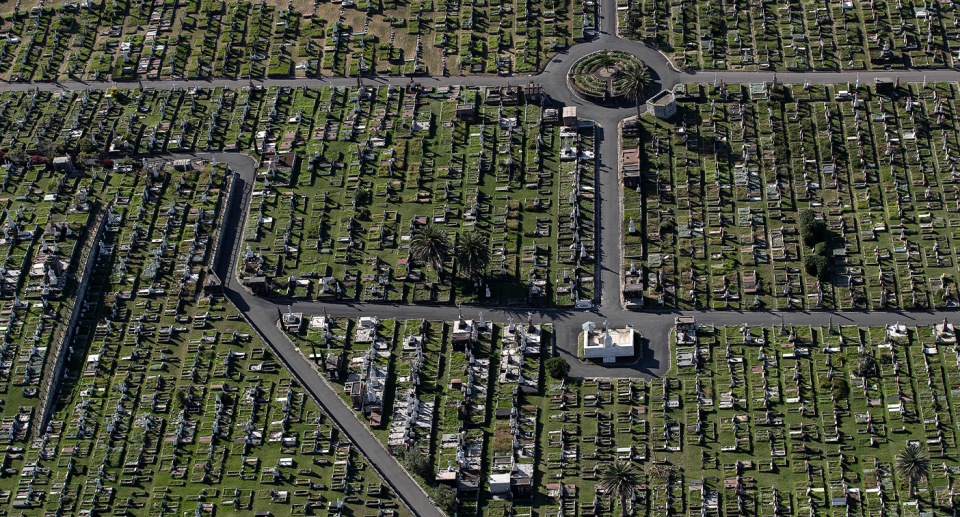 Waverley Cemetery in Sydney's east. 