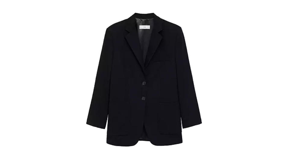 Single-Breasted Structured Blazer