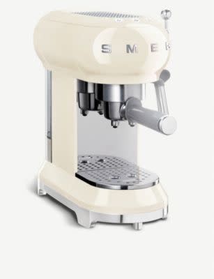 Cream Espresso Machine