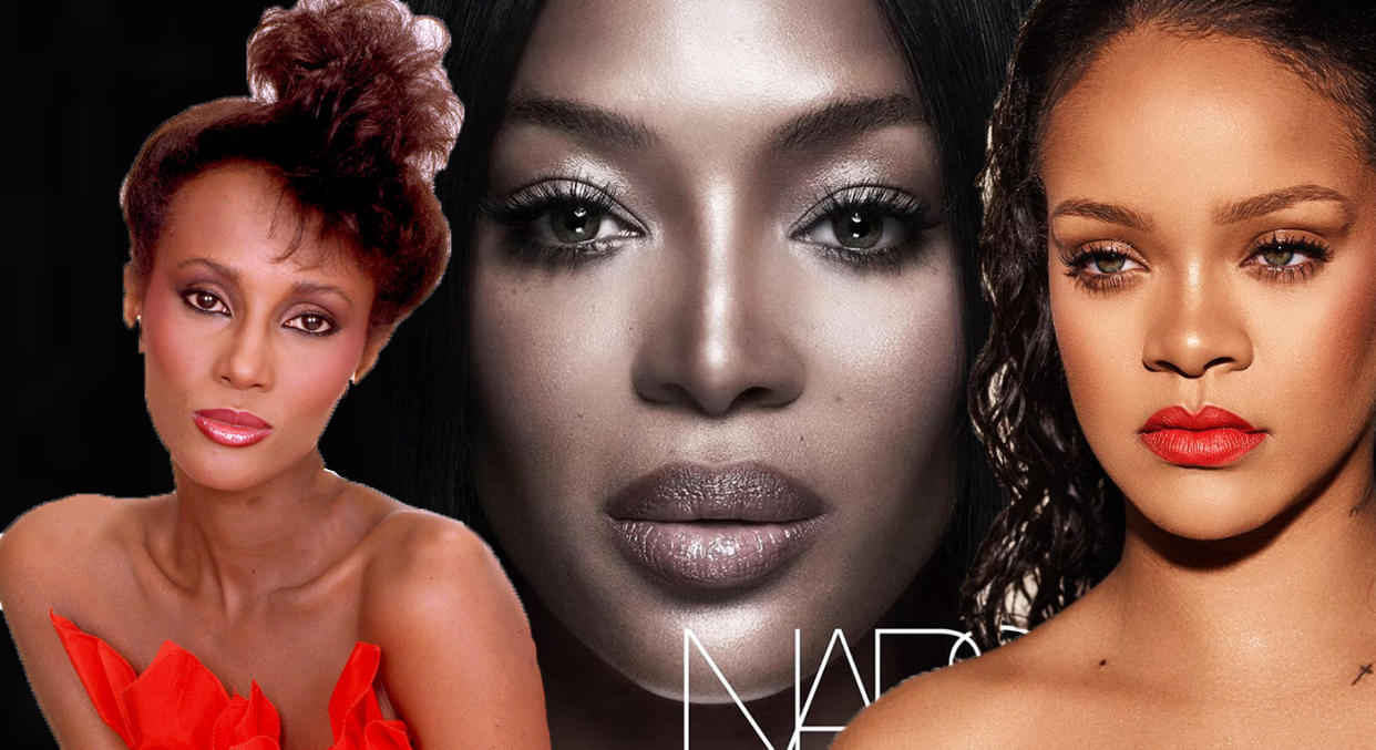 Naomi Campbell has landed her first beauty campaign, but the industry still lacks diversity. [Photo: Getty/Instagram]