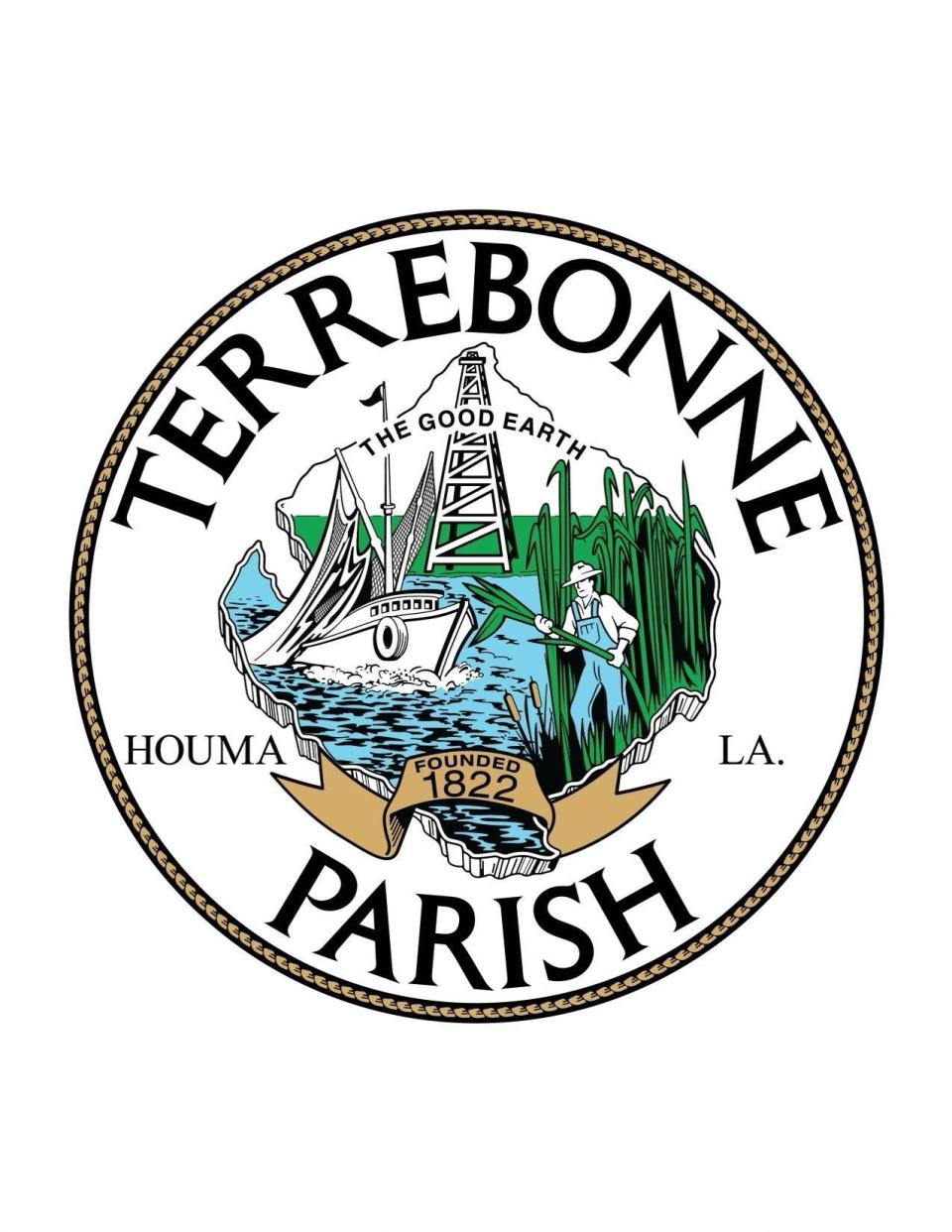 The official seal of the Terrebonne Parish Government. The seal is set to be relegated to official business of the government, March 27 when the new parish logo is announced at the Terrebonne Parish Council meeting.