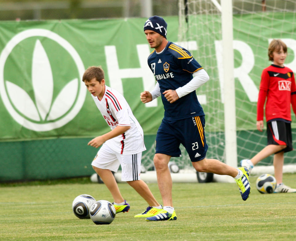 David Beckham SoccerP Ractice