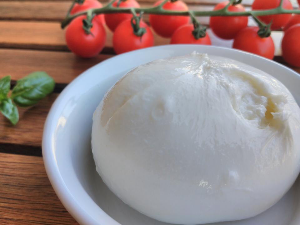 La burrata, una delicatesen maravillosa. Foto: Wikipedia