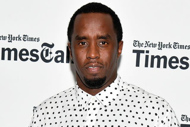 <p>Dia Dipasupil/Getty</p> Diddy attends TimesTalks Presents: An Evening with Sean "Diddy" Combs at The New School in September 2017 in New York City
