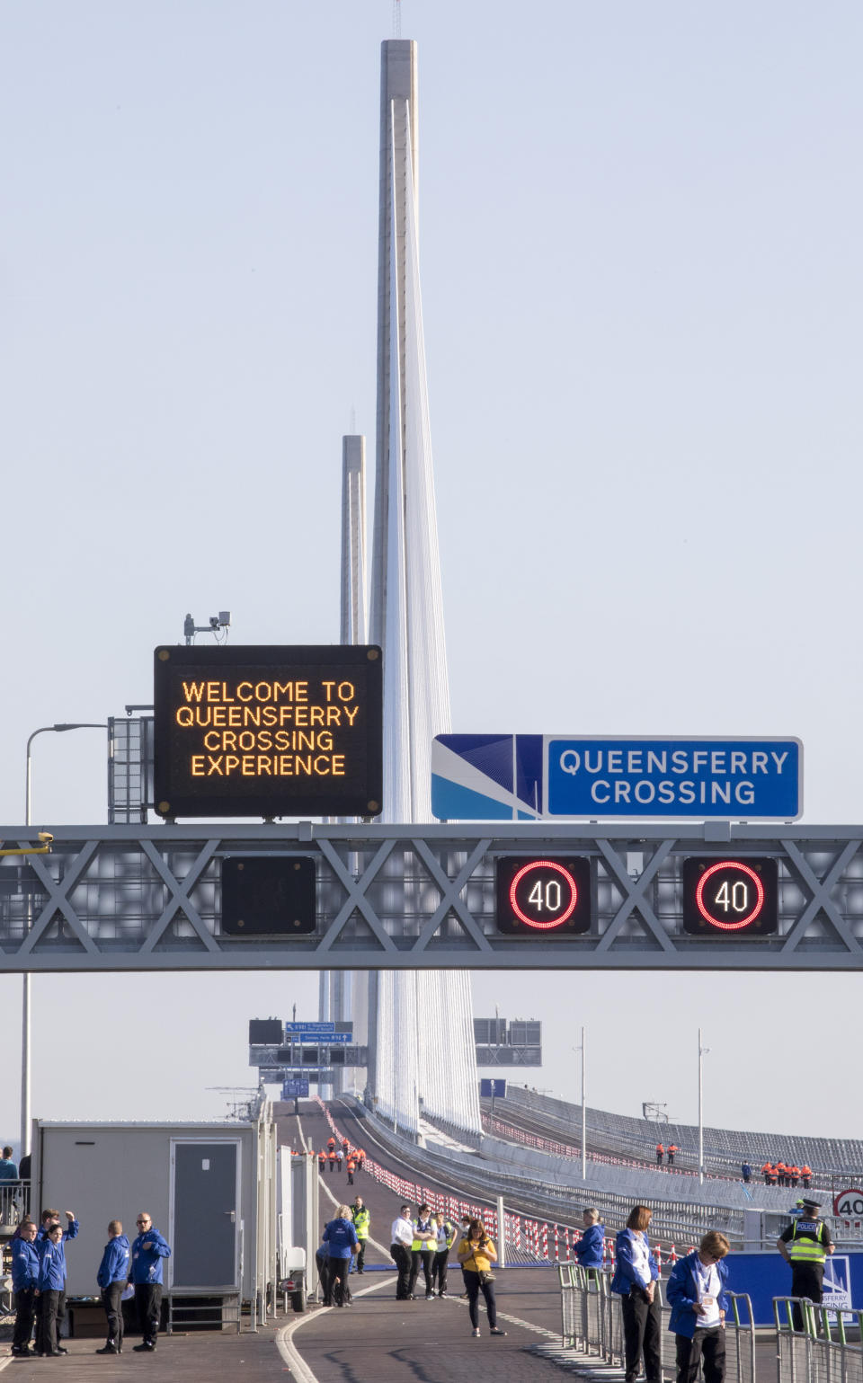 In pictures: Pedestrians take part in 'once in a lifetime' walk across new Queensferry Crossing