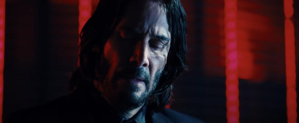 Keanu Reeves as John Wick in John Wick: Chapter 4