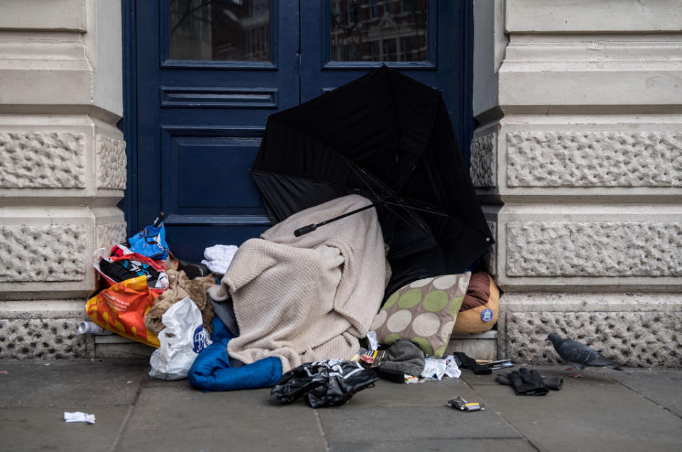 More than 9,000 people are sleeping rough (Picture: Getty)