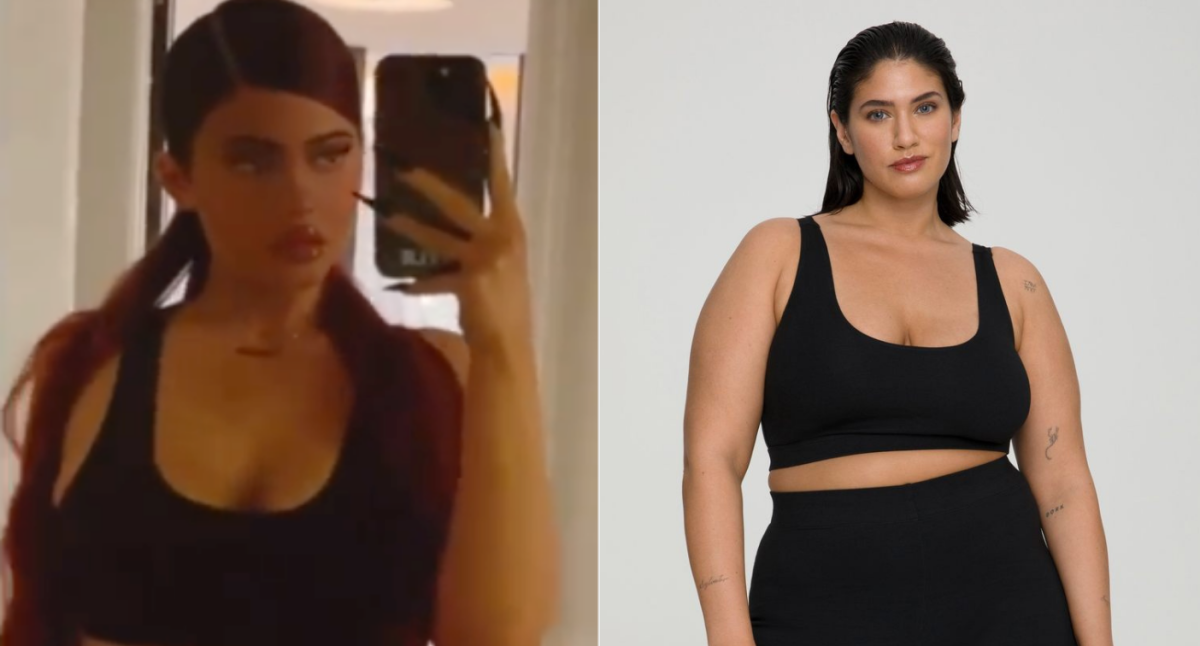Kylie Jenner's black sports bra is only $48 from Good American