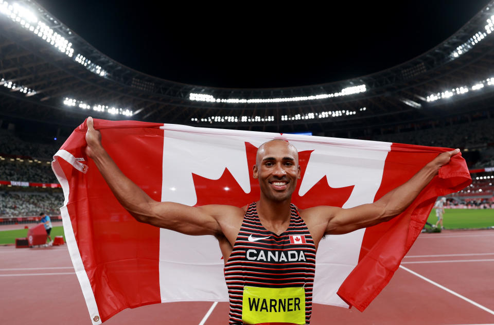 Damian Warner gewinnt mit neuem Olympia-Rekord Gold im Zehnkampf. (Bild: Getty Images)