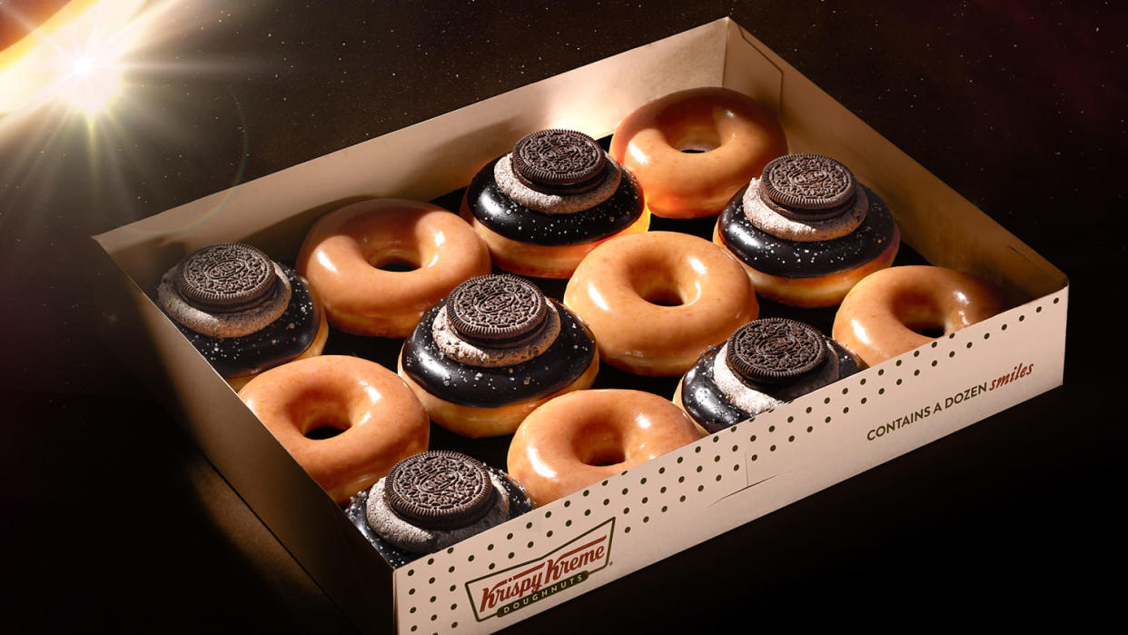 Krispy Kreme’s Total Solar Eclipse Doughnuts. (Krispy Kreme)