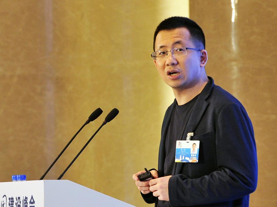 Zhang Yiming bytedance