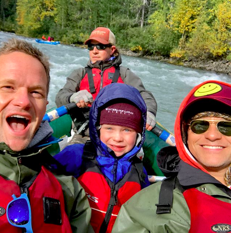 <p>“Can’t stop thinking about our Alaskan adventure,” NPH captioned this vacation action shot with his son Gideon, and husband, David Burtka. “Thanks @withinthewild for providing memories that will last lifetimes. Truly a spectacular place!” (Photo: <a rel="nofollow noopener" href="https://www.instagram.com/p/BYpAokQhjYP/?taken-by=nph" target="_blank" data-ylk="slk:Neil Patrick Harris via Instagram;elm:context_link;itc:0;sec:content-canvas" class="link ">Neil Patrick Harris via Instagram</a>) </p>