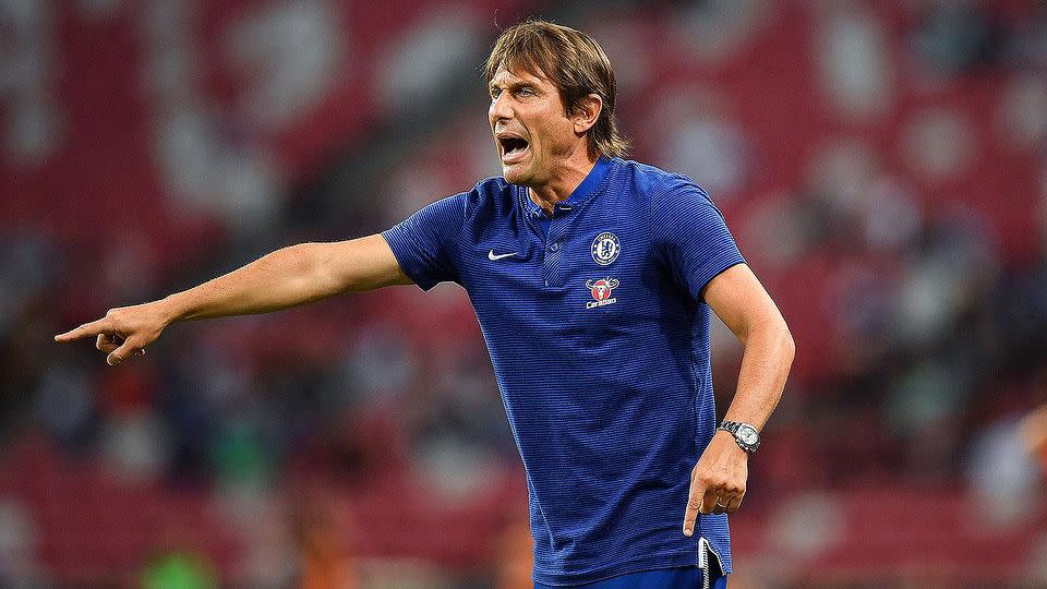 Conte has been far from impressed by Chelsea's transfer dealings. Pic: Getty