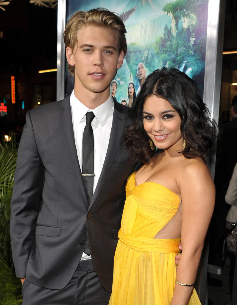 Austin a suit with Vanessa Hudgens