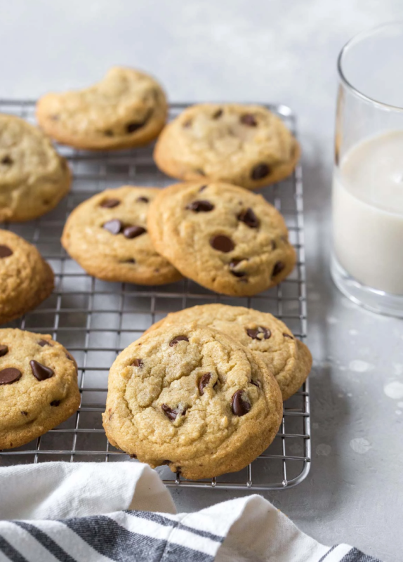 <p>Simply Whisked</p><p>These dairy free chocolate chip cookies are seriously the best ever. They are made with shortening instead of butter, which makes them perfectly chewy with slightly crunchy edges. No one will ever know that the butter is missing.</p><p><strong>Get the recipe: <a href="https://www.simplywhisked.com/the-best-dairy-free-chocolate-chip-cookies/" rel="nofollow noopener" target="_blank" data-ylk="slk:The Best Dairy-Free Chocolate Chip Cookies;elm:context_link;itc:0;sec:content-canvas" class="link ">The Best Dairy-Free Chocolate Chip Cookies</a></strong></p>