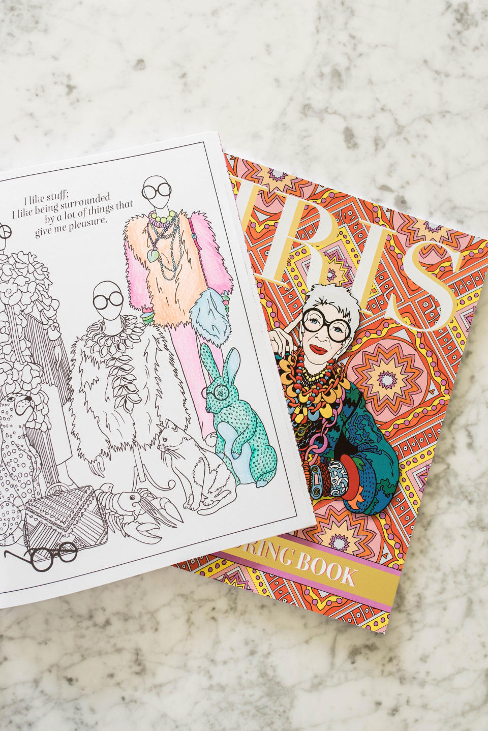 Iris Apfel Launches Autobiographical Coloring Book