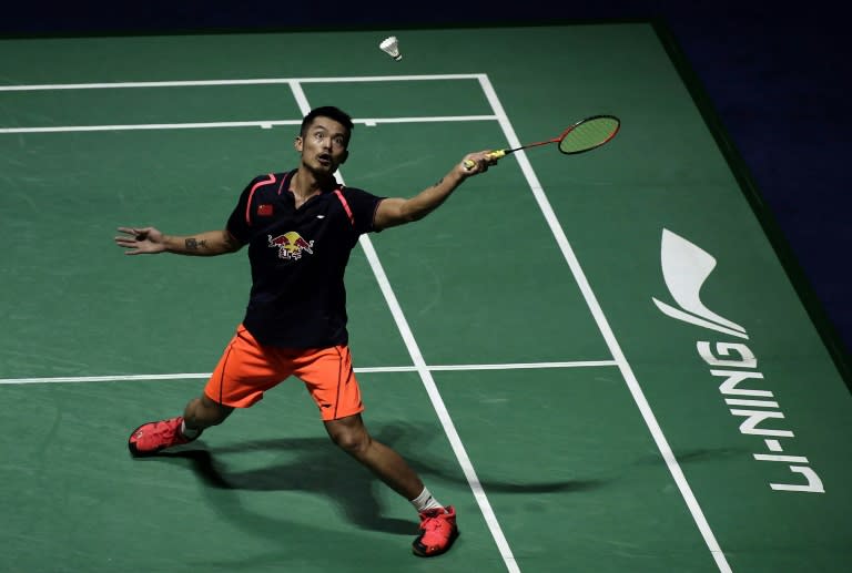 China's Lin Dan during a match at the China Open in Fuzhou