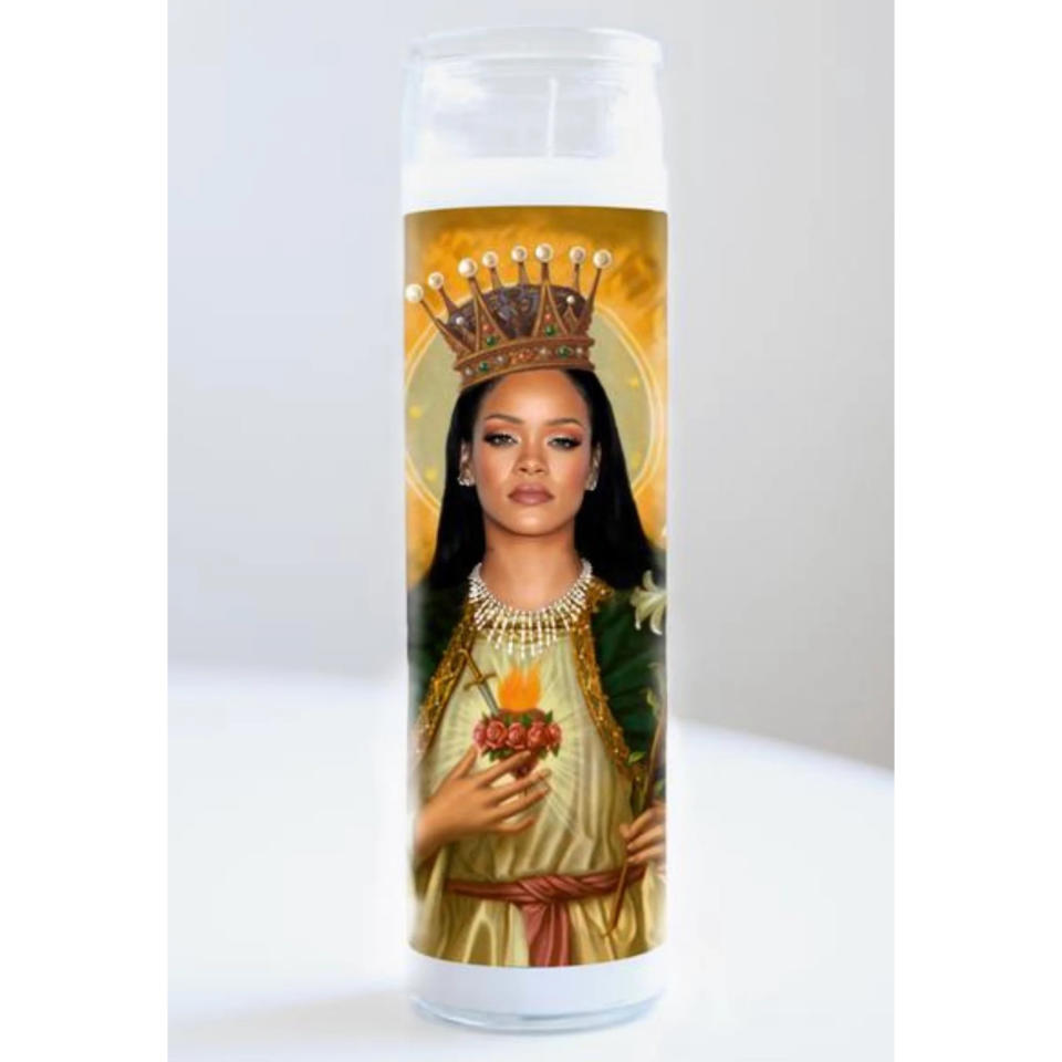 Rihanna Prayer Candle