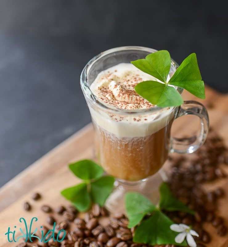 <p>Tikkido</p><p>This is a must-have coffee on St. Patrick's Day! </p><p><strong>Get the recipe: <a href="https://tikkido.com/blog/Irish-coffee-recipe-for-saint-patricks-day?fbclid=IwAR3XOhpTeeOg-hVU3veql09uM56SmqH23uaJWntBc6WxvbPjTnoS-IqyuiU" rel="nofollow noopener" target="_blank" data-ylk="slk:Irish Coffee;elm:context_link;itc:0;sec:content-canvas" class="link ">Irish Coffee</a></strong></p>