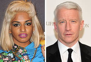 M.I.A.,  Anderson Cooper | Photo Credits: Pascal Le Segretain/Getty Images; Mike Coppola/Getty Images