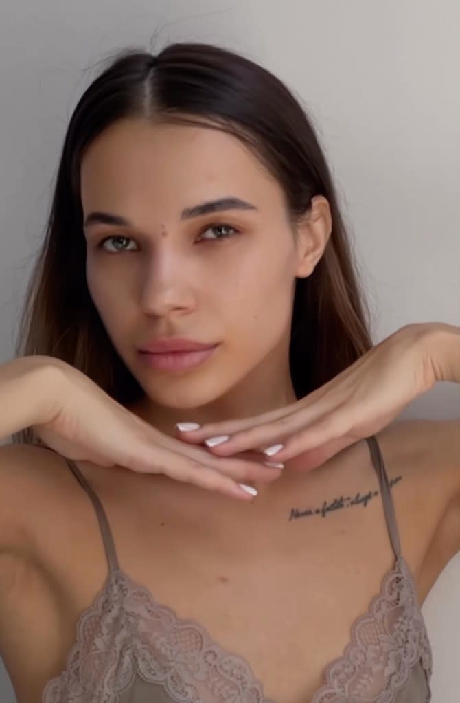 The 29-year-old model and beauty influencer boasts over 1.5 million followers on TikTok and Instagram. Karolina Geits/Instagram