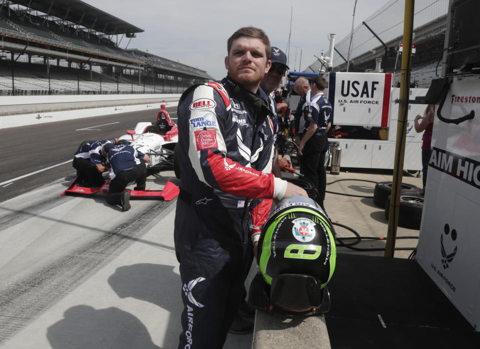 Lilly Diabetes has pulled its sponsorship ahead of Conor Daly’s NASCAR debut after it surfaced that his father, Derek Daly, used a racial slur in a live radio interview in the early 1980s. (AP Photo/Michael Conroy)