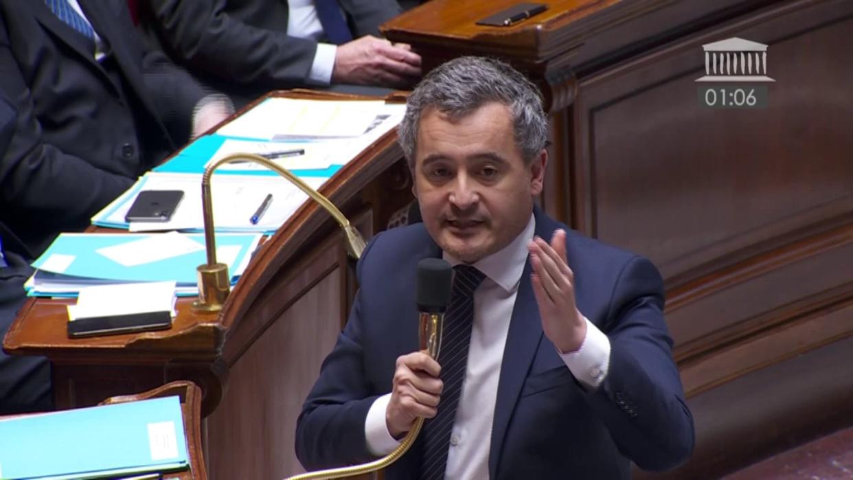 Gérald Darmanin à l'Assemblée nationale le 28 mars 2023 - Assemblée nationale