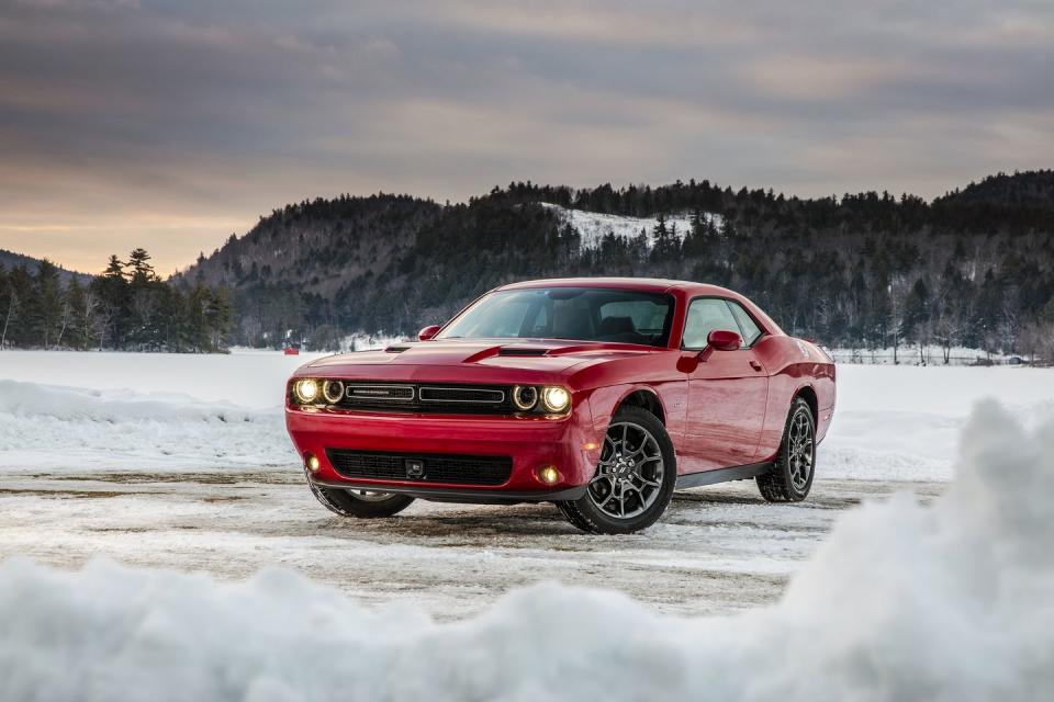 <p><strong>3.58 times</strong> more likely to be stolen than the average 2016–2018 model</p><p>Remaining inconspicuous must not be a priority if you're a car thief, as they often choose <a href="https://www.caranddriver.com/dodge/challenger" rel="nofollow noopener" target="_blank" data-ylk="slk:the Dodge Challenger;elm:context_link;itc:0;sec:content-canvas" class="link ">the Dodge Challenger</a>, one of the most outwardly flamboyant rides around. </p>