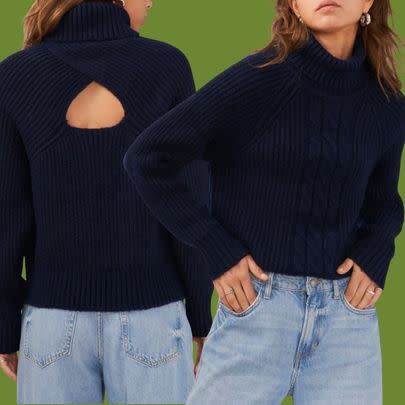 A 1.State cable knit sweater (40% off)